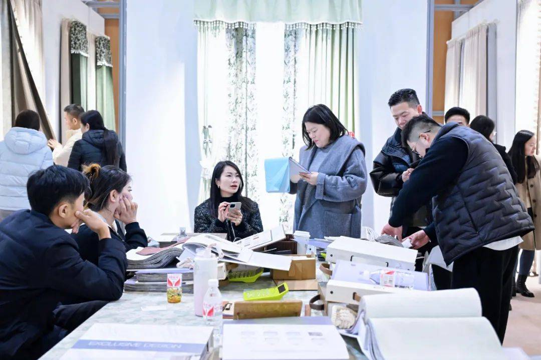 有实效第十五届柯桥窗帘展完美交卷！k8凯发网站收官参展效果好、采购(图11)